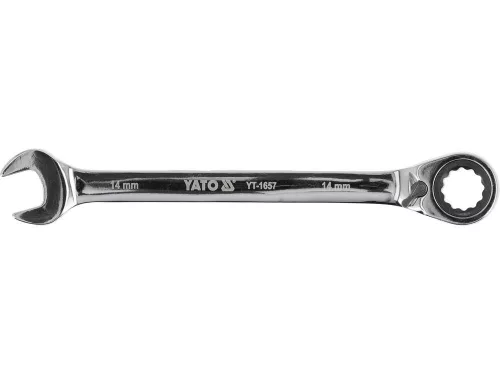 Yato racsnis irányváltós csillag-villáskulcs 14 mm / 190 mm 72T CrV