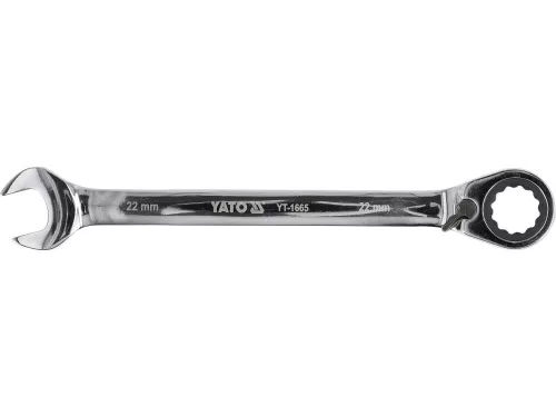 Yato racsnis irányváltós csillag-villáskulcs 22 mm / 290 mm 72T CrV