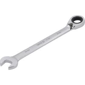 Yato racsnis irányváltós csillag-villáskulcs 24 mm / 330 mm 72T CrV
