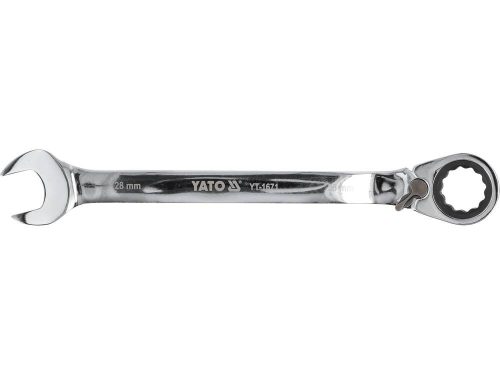 Yato racsnis irányváltós csillag-villáskulcs 28 mm / 360 mm 72T CrV