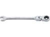 Yato racsnis csuklós csillag-villáskulcs 8 mm / 140 mm 72T CrV