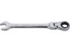 Yato racsnis csuklós csillag-villáskulcs 13 mm / 180 mm 72T CrV