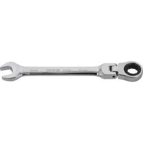 Yato racsnis csuklós csillag-villáskulcs 13 mm / 180 mm 72T CrV