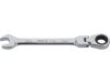 Yato racsnis csuklós csillag-villáskulcs 14 mm / 185 mm 72T CrV