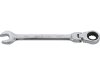 Yato racsnis csuklós csillag-villáskulcs 17 mm / 230 mm 72T CrV