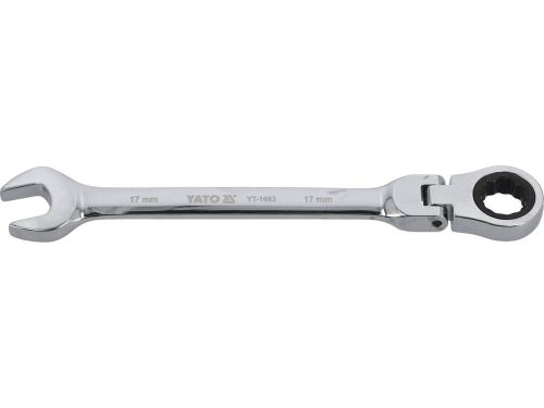 Yato racsnis csuklós csillag-villáskulcs 17 mm / 230 mm 72T CrV