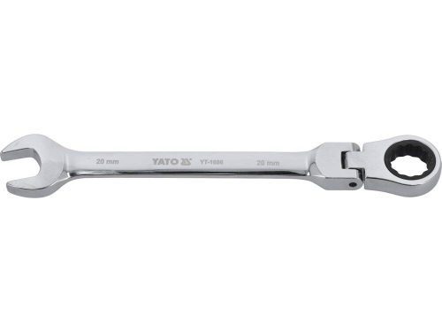Yato racsnis csuklós csillag-villáskulcs 20 mm / 245 mm 72T CrV