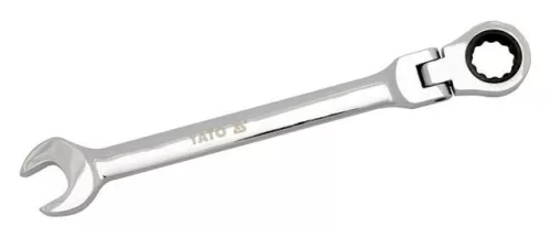 Yato racsnis csuklós csillag-villáskulcs 20 mm / 245 mm 72T CrV