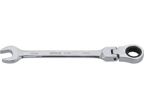 Yato racsnis csuklós csillag-villáskulcs 22 mm / 290 mm 72T CrV