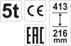 Yato hidraulikus emelő 5t