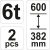 Yato tartó bak 6t (2 db/cs)