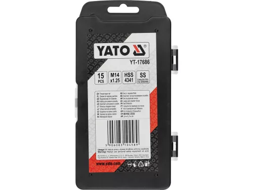 Yato menetjavító készlet M14x1,25mm 15 db