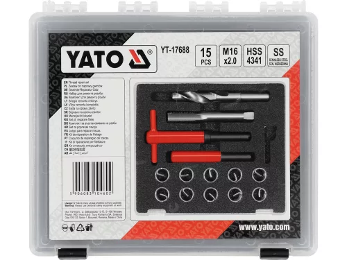 Yato menetjavító készlet 30 részes M16x2 mm