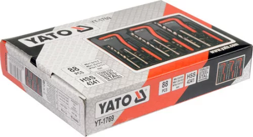 Yato menetjavító készlet 88 részes M6-M8-M10