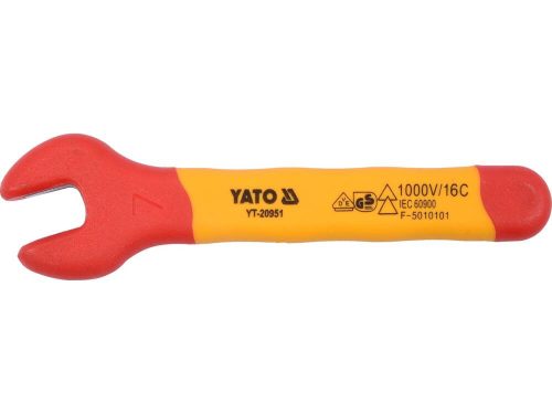Yato villáskulcs 7 mm / 90 mm 1000 V-ig szigetelt CrV