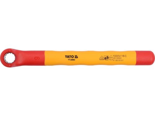 Yato hajlított csillagkulcs 9 mm / 155 mm 1000 V-ig szigetelt CrV