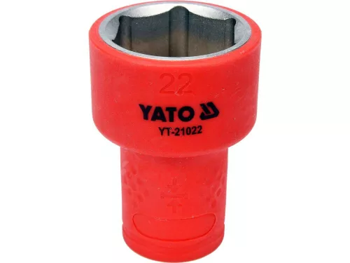 Yato szigetelt dugókulcs 3/8" 22 mm 1000 V CrV