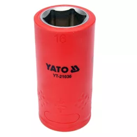 Yato szigetelt dugókulcs 1/2" 16 mm 1000 V CrV