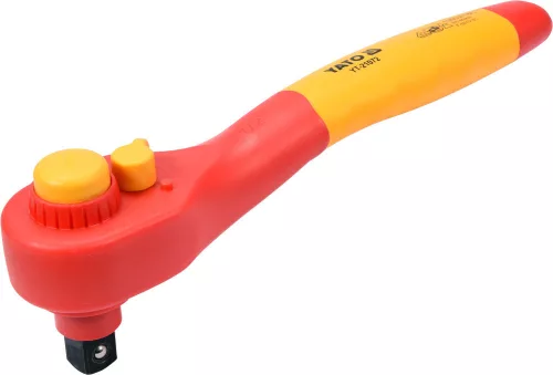 Yato racsnis hajtószár 1/2" 250 mm 36T hajlított 1000 V-ig szigetelt CrV