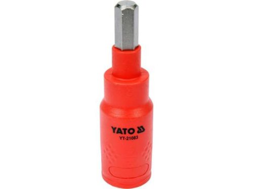 Yato szigetelt  hatszögletű bit, 8x75 mm,  3/8" , adapterrel