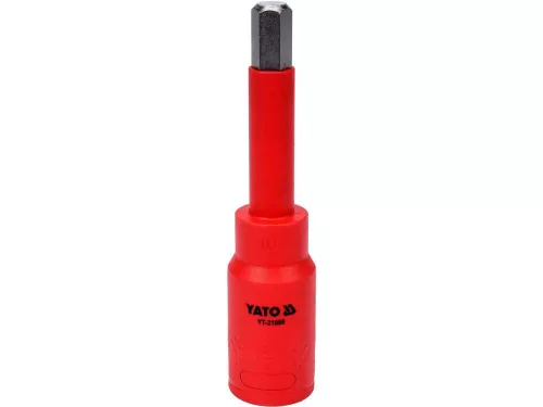 Yato Szigetelt hatszögletű bit, 10x120 mm, 1/2", adapterrel