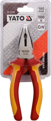 Yato kombinált fogó 160 mm 1000 V-ig szigetelt
