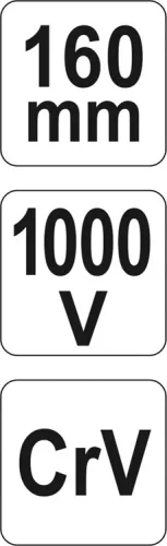 Yato kombinált fogó 160 mm 1000 V-ig szigetelt