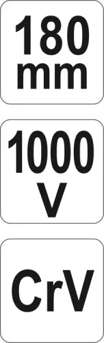 Yato kombinált fogó 180 mm 1000 V-ig szigetelt
