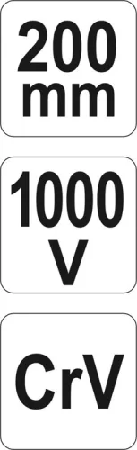 Yato kombinált fogó 200 mm 1000 V-ig szigetelt