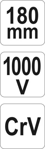 Yato oldalcsípő fogó 180 mm 1000 V-ig szigetelt
