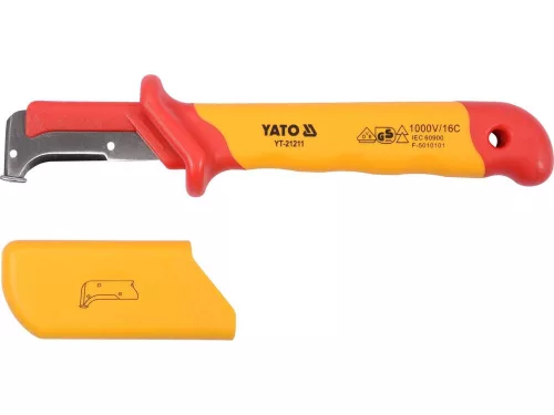 Yato kábelvágó kés 38 x 155 mm 1000 V-ig szigetelt