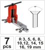 Yato Peremező készlet 7 részes fék és hidraulikacsőhöz (3-19 mm)