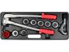 Yato csőperemező készlet 10 részes 3/8"-1 1/8"