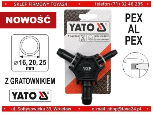 Yato csőkalibráló sorjázóval