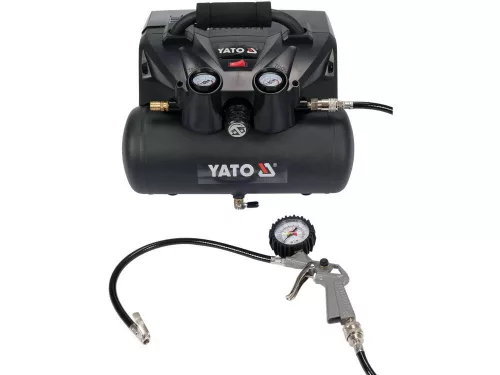 Yato akkus kompresszor 8 bar 2 x 18 V (akku + töltő nélkül)