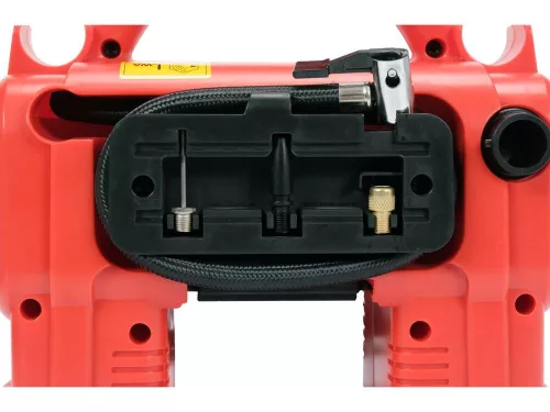 Yato akkus kompresszor 11 bar 18 V (akku + töltő nélkül) + 12 V szivargyújtó