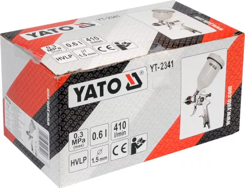 Yato felsőtartályos festékszórópisztoly 600 ml HVLP