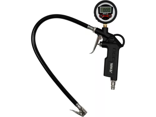 Yato kerékfúvató pisztoly LCD nyomásmérővel 1/4"