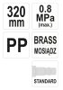 Yato lefúvató pisztoly hosszú szárral 320 mm