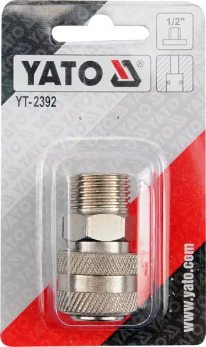Yato pneumatikus gyorscsatlakozó 1/2" menetes