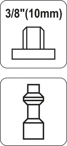 Yato pneumatikus tömlővég 3/8" menetes