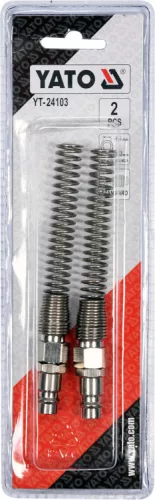 Yato pneumatikus tömlő gyorscsatlakozó apa 1/4" csővéggel 6 x 10 mm