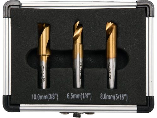 Yato ponthegesztés fúró készlet 3 részes HSS Co 6,5-10 mm