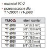Yato csőmenetmetsző 1/2" pótfej