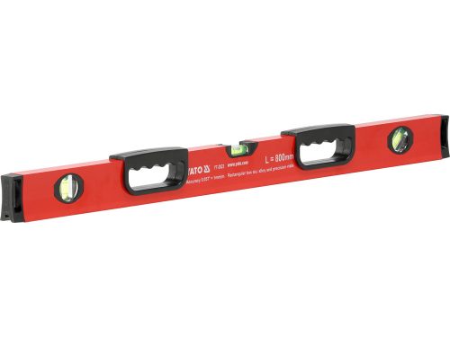 Yato vízmérték 3 libella 2 fogantyú 800 mm