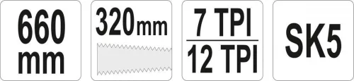 Yato japán húzófűrész 660 mm