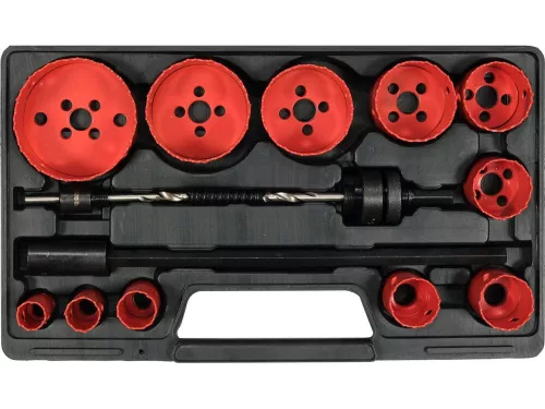 Yato körkivágó készlet 15 részes (19-76 mm) bimetál