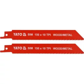 Yato szablyafűrészlap 150 mm/10TPI bimetál (2 db/csomag)