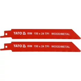 Yato szablyafűrészlap 150 mm/24TPI bimetál (2 db/csomag)