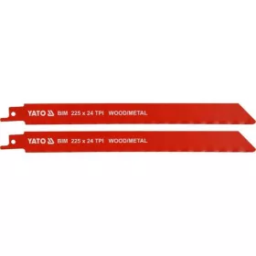Yato szablyafűrészlap 225 mm/24TPI bimetál (2 db/csomag)